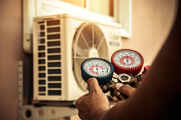 Professional Hvac technician working in West Point, NY